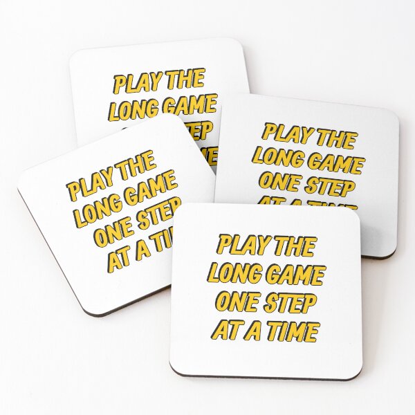 Item preview, Play the long game one step at a time designed and sold by Inspirationmotivation.