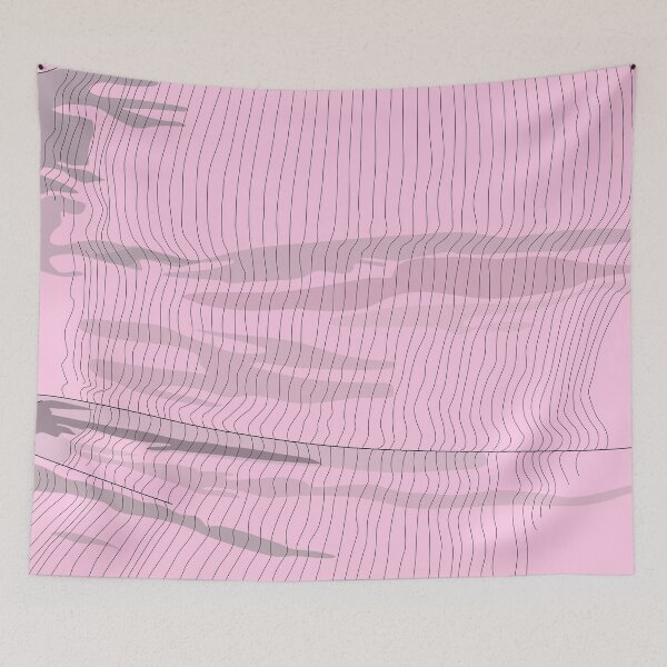 Item preview, Pink sweater vest with crease line effect designed and sold by m-yoga-store.