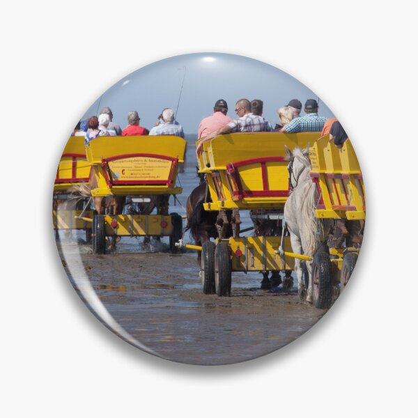 Item preview, Horse-drawn carriages, Wadden post, mudflats in Cuxhaven-Sahlenburg designed and sold by Torsten  Krüger.
