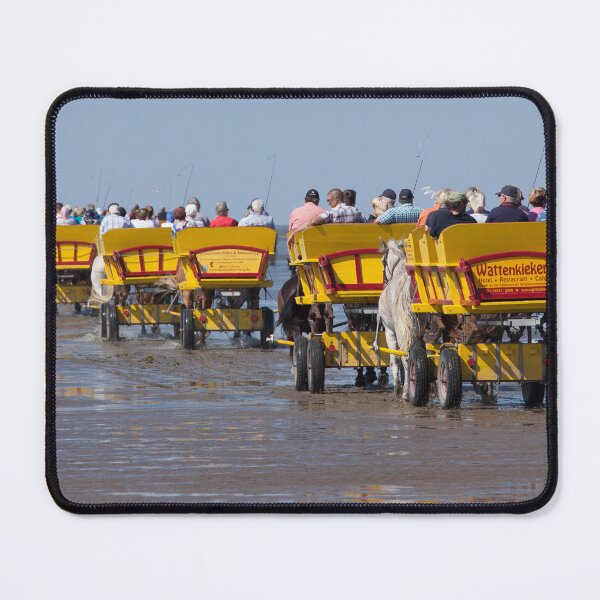 Item preview, Horse-drawn carriages, Wadden post, mudflats in Cuxhaven-Sahlenburg designed and sold by Torsten  Krüger.