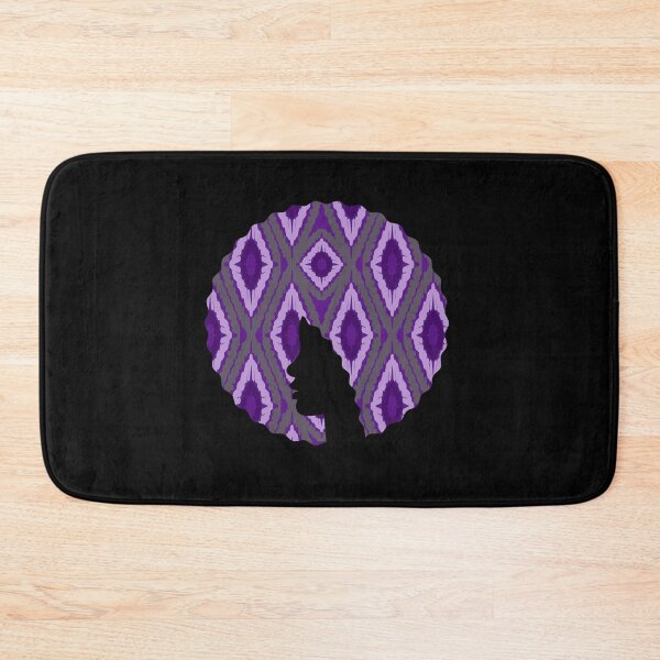 Item preview, Afro Hair Woman with African Purple Pattern, Black History  designed and sold by Logiamerch.