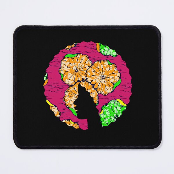 Item preview, Afro Hair Woman with African Floral Pattern, Black History designed and sold by Logiamerch.