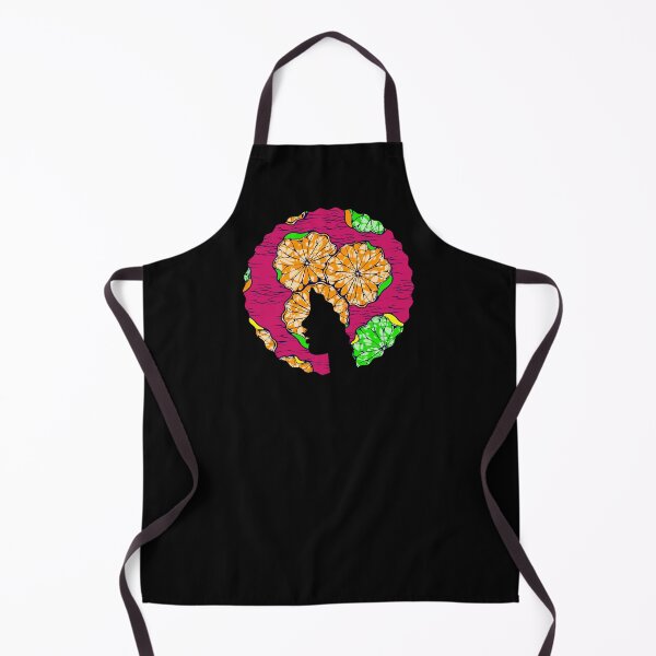 Item preview, Afro Hair Woman with African Floral Pattern, Black History designed and sold by Logiamerch.