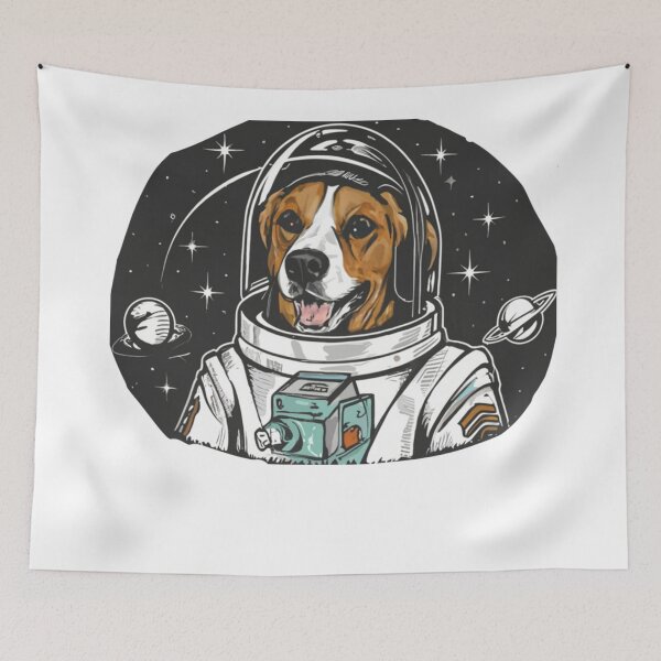 Item preview, A dog dressed in a spacesuit designed and sold by ASSNZA.