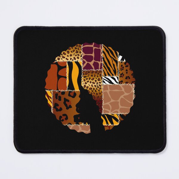 Item preview, Afro Hair Woman with African Animal Pattern, Black History  designed and sold by Logiamerch.