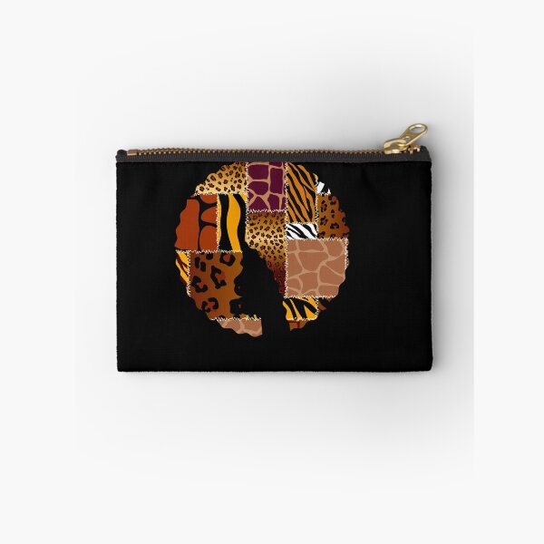 Item preview, Afro Hair Woman with African Animal Pattern, Black History  designed and sold by Logiamerch.