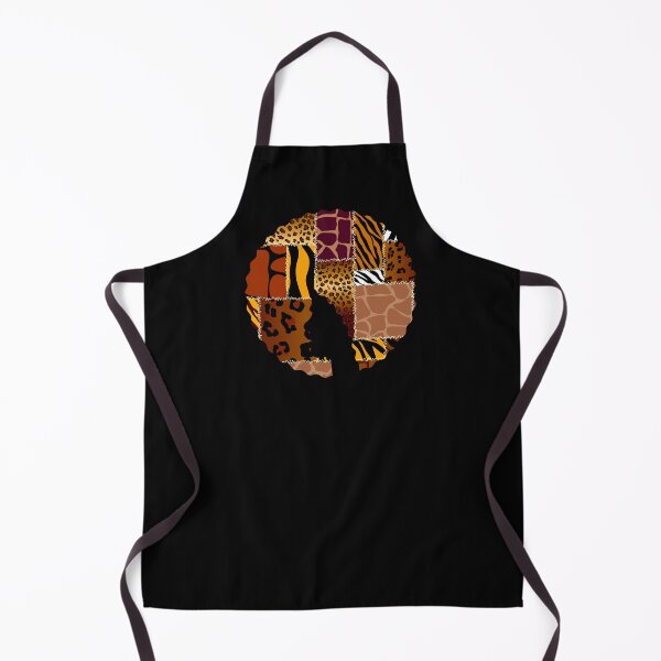 Item preview, Afro Hair Woman with African Animal Pattern, Black History designed and sold by Logiamerch.