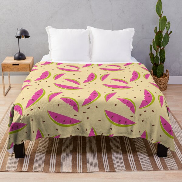 Item preview, Watermelon and seeds on yellow background designed and sold by CutieBlue.