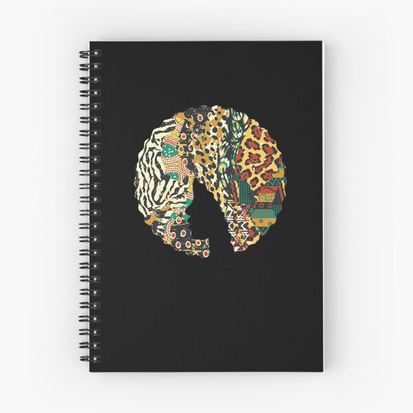 Item preview, Afro Hair Woman with African Animal Pattern, Black History  designed and sold by Logiamerch.