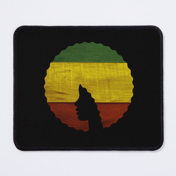 Item preview, Afro Hair Woman with Rasta Colors, Black History  designed and sold by Logiamerch.