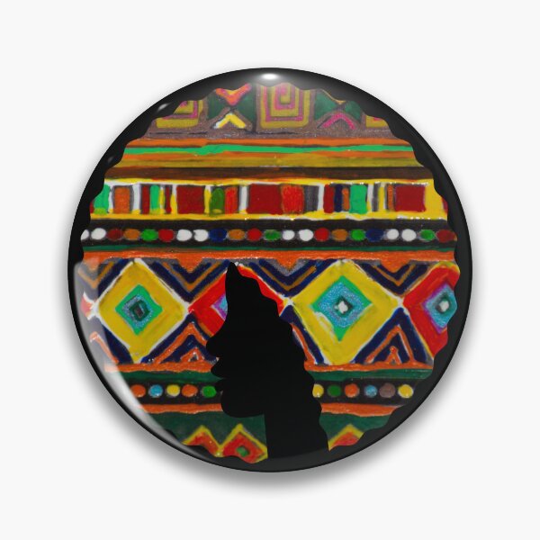 Item preview, Afro Hair Woman with African Pattern, Black History  designed and sold by Logiamerch.
