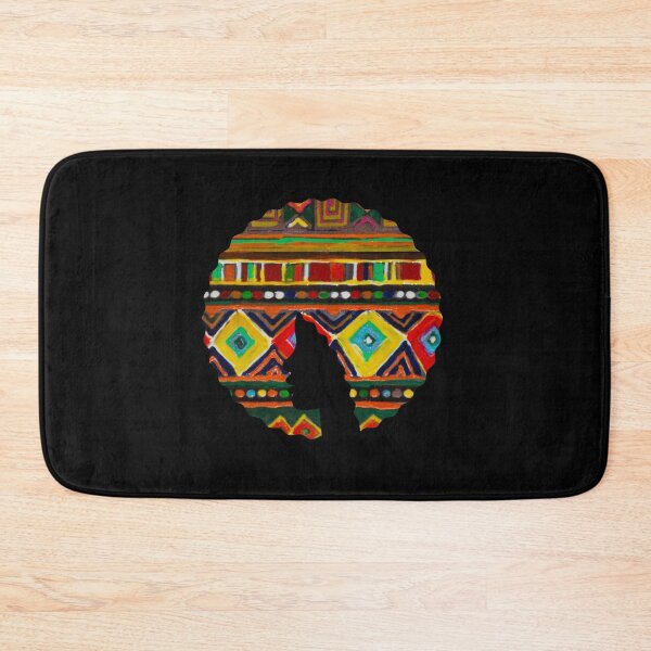 Item preview, Afro Hair Woman with African Pattern, Black History  designed and sold by Logiamerch.