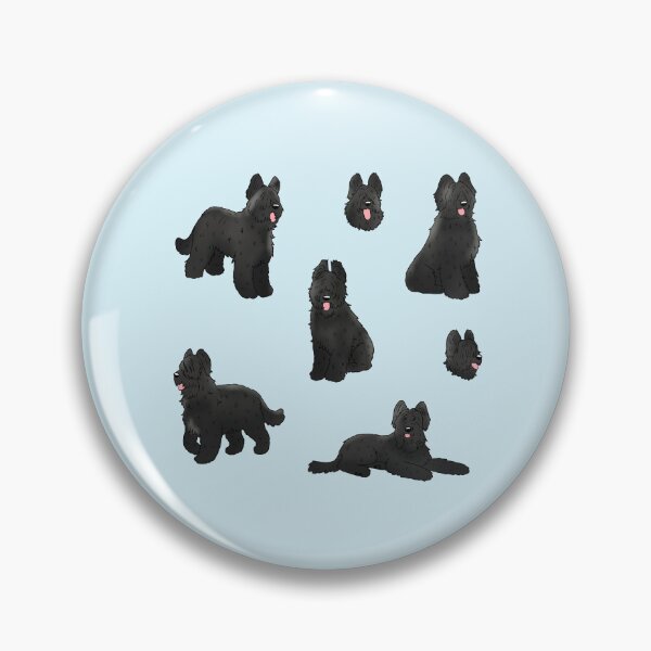 Item preview, Black briard dog  designed and sold by Yaragold.