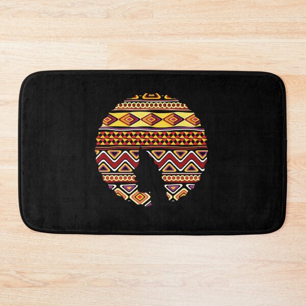 Item preview, Afro Hair Woman with African Pattern, Black History  designed and sold by Logiamerch.