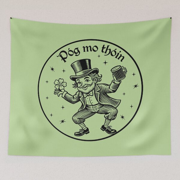 Item preview, Pog Mo Thoin (Kiss My Ass) designed and sold by ValentinaHramov.