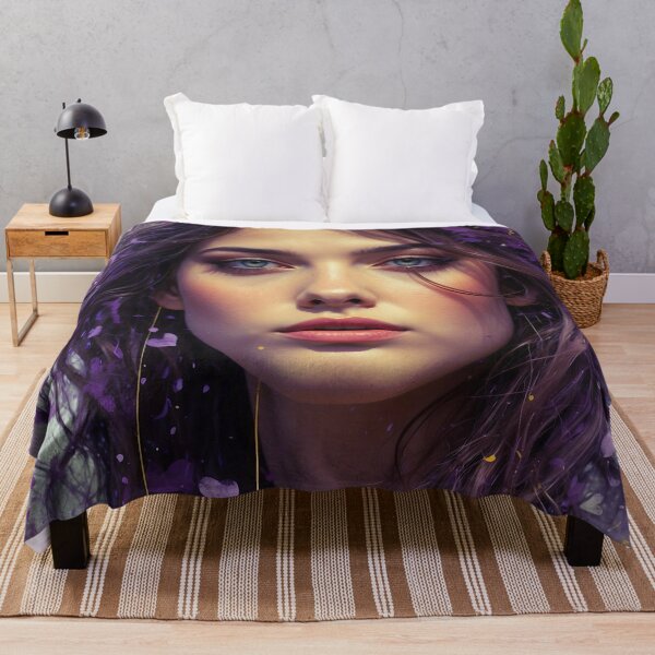 Item preview, A Woman Bathed in Purple & Blue Tones designed and sold by Animepic222.