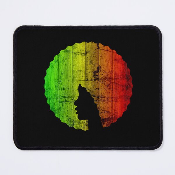 Item preview, Afro Hair Woman with Rasta Colors, Black History  designed and sold by Logiamerch.