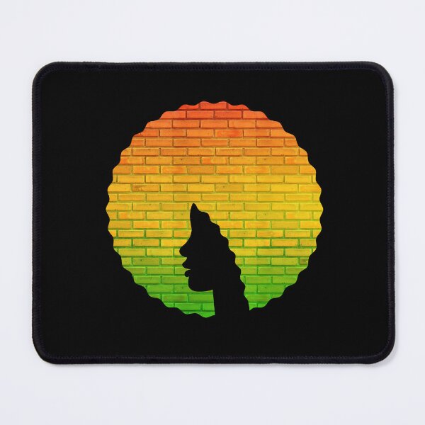 Item preview, Afro Hair Woman with Rasta Colors, Black History  designed and sold by Logiamerch.