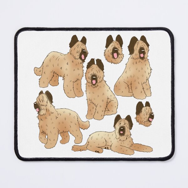 Item preview, Briard dog pattern designed and sold by Yaragold.