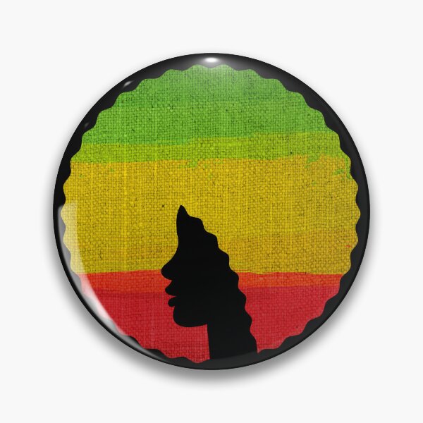 Item preview, Afro Hair Woman with Rasta Colors, Black History  designed and sold by Logiamerch.