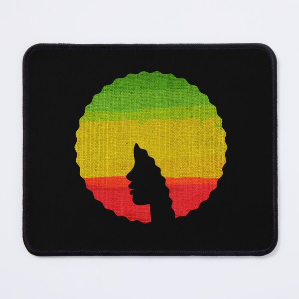 Item preview, Afro Hair Woman with Rasta Colors, Black History  designed and sold by Logiamerch.