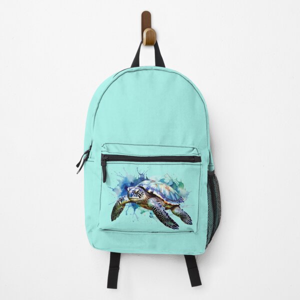 Item preview, a sea turtle as a digital watercolor designed and sold by Rose Design & Photos.