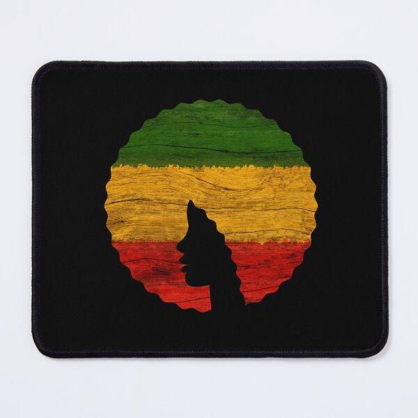Item preview, Afro Hair Woman with Rasta Colors, Black History  designed and sold by Logiamerch.