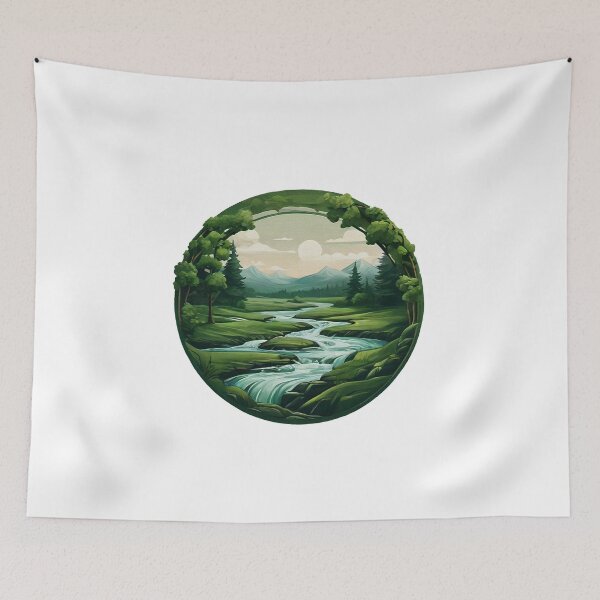 Item preview, Tranquil River Serenity  designed and sold by Mascot  Beast.