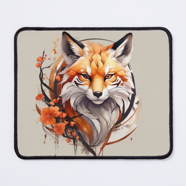 Artikelvorschau, Japanische Fuchs-Gesichtskunst entworfen und verkauft von PolygonPinnacle.