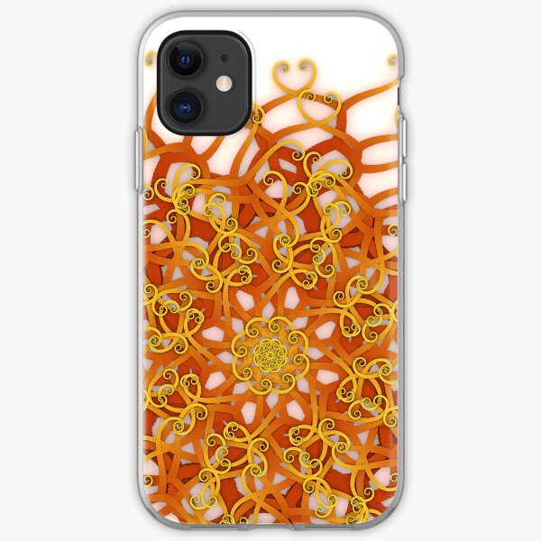 Organic Swurl 387 Rescaled iPhone Soft Case