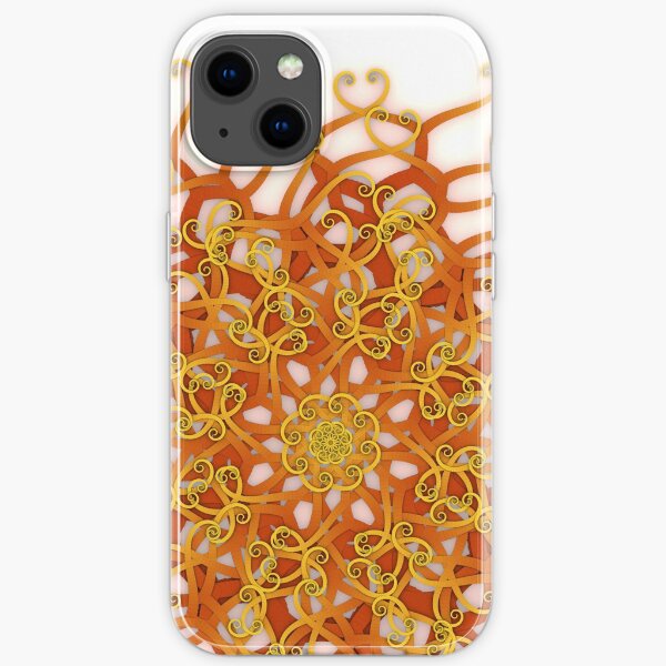 Organic Swurl 387 Rescaled iPhone Soft Case