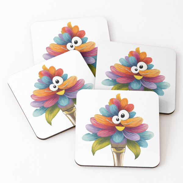 Item preview, Colorful Floral Paintbrush designed and sold by omerfdln34.