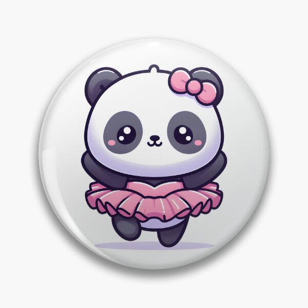 Item preview, Kawaii Panda With Tutu designed and sold by CanvasCutie.
