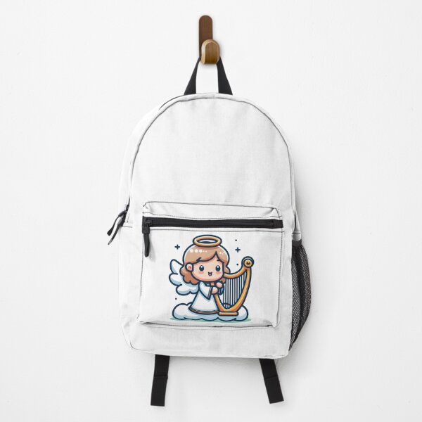 Item preview, Kawaii Pleasant Angel Waving A Harp designed and sold by CanvasCutie.