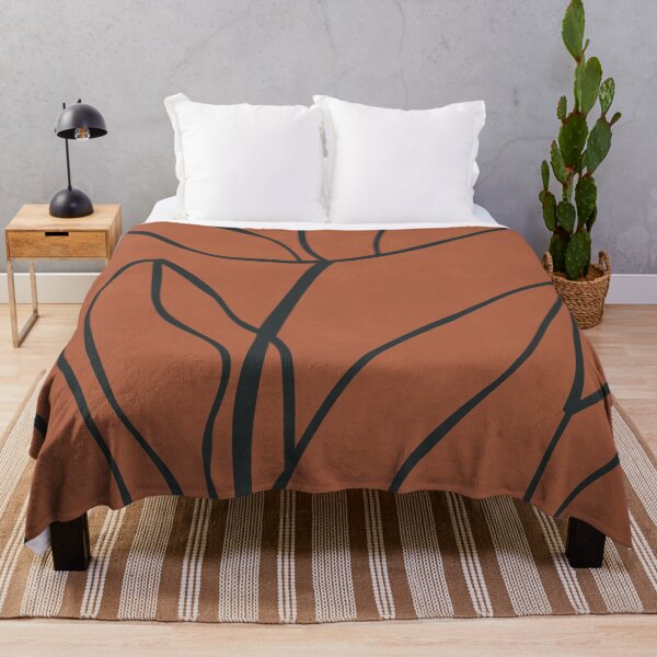 Item preview, Flower Line Art, Black Brown designed and sold by technicolorable_art.
