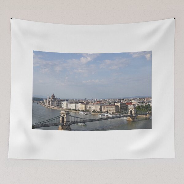 Item preview, Chain bridge and Hungarian Parliament Budapest designed and sold by goceris.
