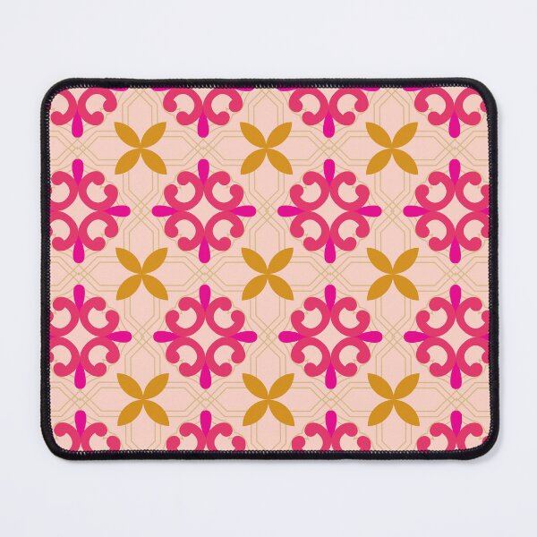Item preview, Classic pink and yellow ornament designed and sold by PeachyLitchi.