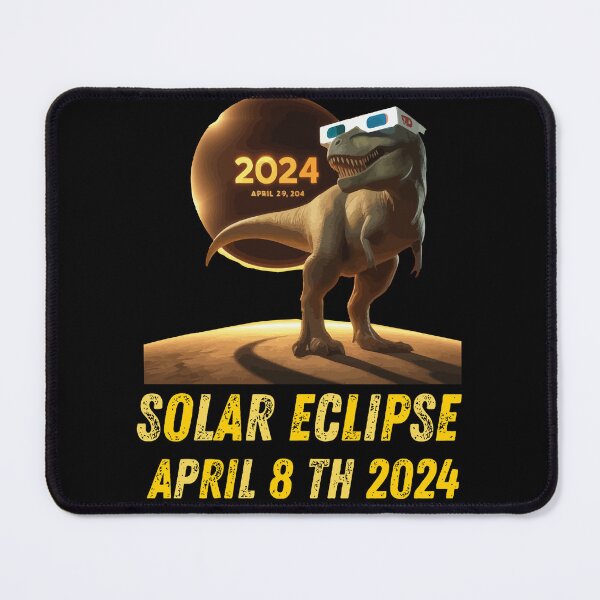 Item preview, total Solar Eclipse T-rex Dinosaur April 8. 2024 designed and sold by BOUCHERIT amine.