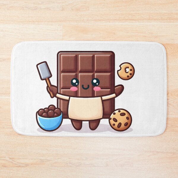 Item preview, Kawaii Chocolate With Apron Baking designed and sold by CanvasCutie.