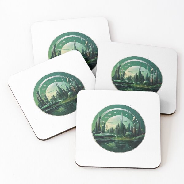 Item preview, Futuristic Cityscape Dreams designed and sold by Mascot  Beast.