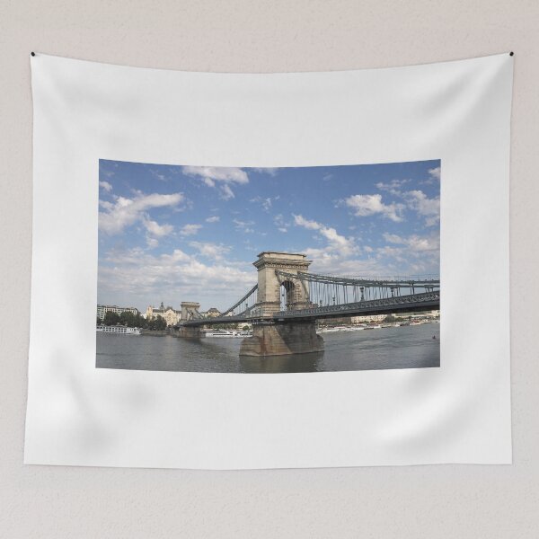 Item preview, Chain bridge on Danube river Budapest designed and sold by goceris.