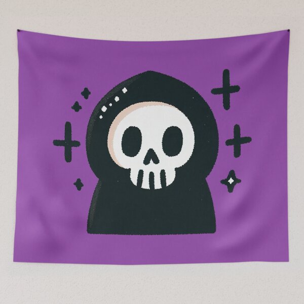 Item preview, Smiley Grim Reaper designed and sold by zzz888.