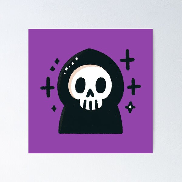 Item preview, Smiley Grim Reaper designed and sold by zzz888.