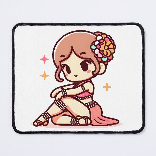 Item preview, Kawaii Dancer With Flower Anklet designed and sold by CanvasCutie.