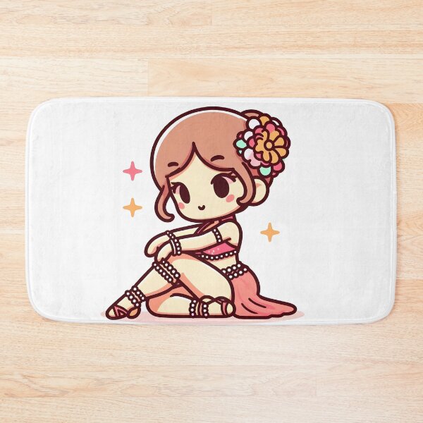 Item preview, Kawaii Dancer With Flower Anklet designed and sold by CanvasCutie.