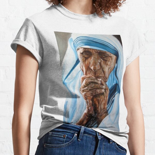 portrait of Mother Teresa Classic T-Shirt