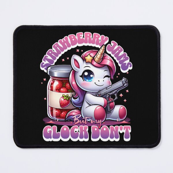 Item preview, Strawberry Jams But My Gun Don't designed and sold by Studio Bankai.