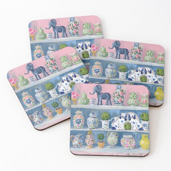 Item preview, Grandmillennial art, sweet visitor designed and sold by SophieClimaArt.