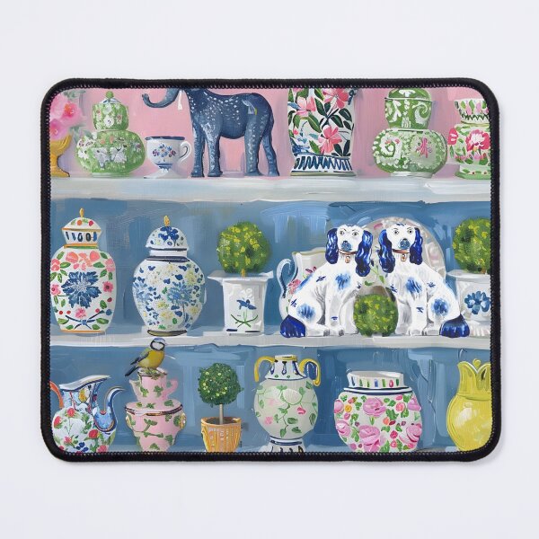 Item preview, Grandmillennial art, sweet visitor designed and sold by SophieClimaArt.