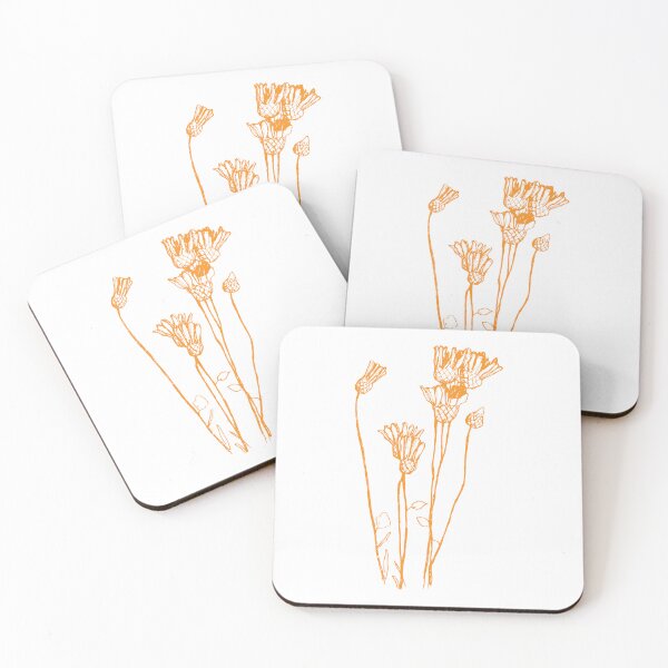 Item preview, Ocher flower designed and sold by Creative Soul Art.